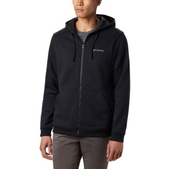 Pánské Mikiny Columbia Hart Mountain Full Zip Černé GUVZTO096